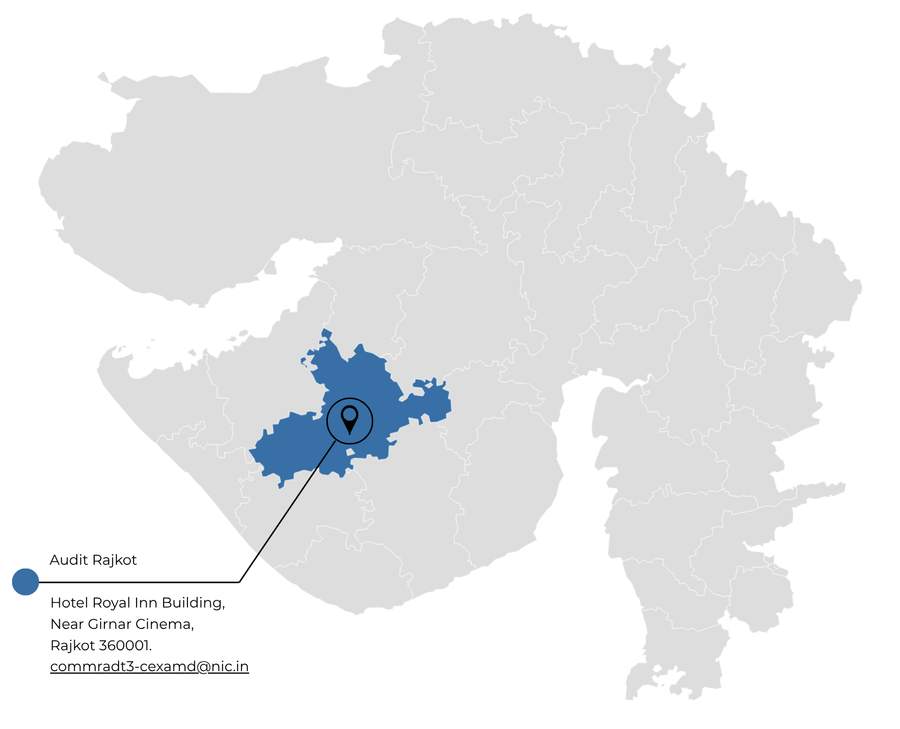 audit rajkot map